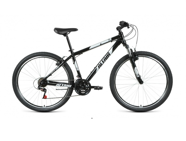 Велосипед Altair D 21 скорость, ростовка 15, чёрный, серебристый, 27,5