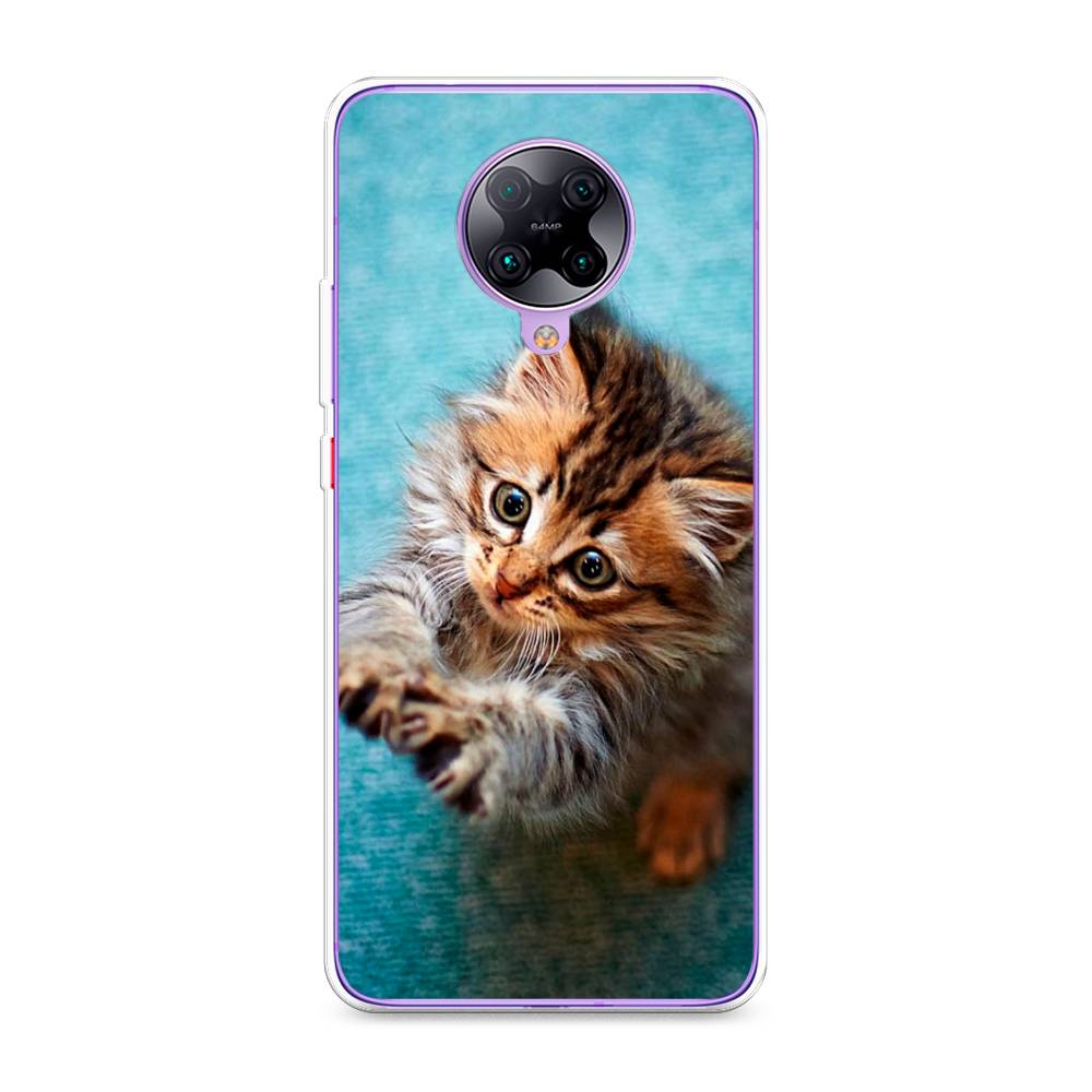 

Чехол Awog на Xiaomi Redmi K30 Pro "Котенок просит есть", Разноцветный, 38850-2
