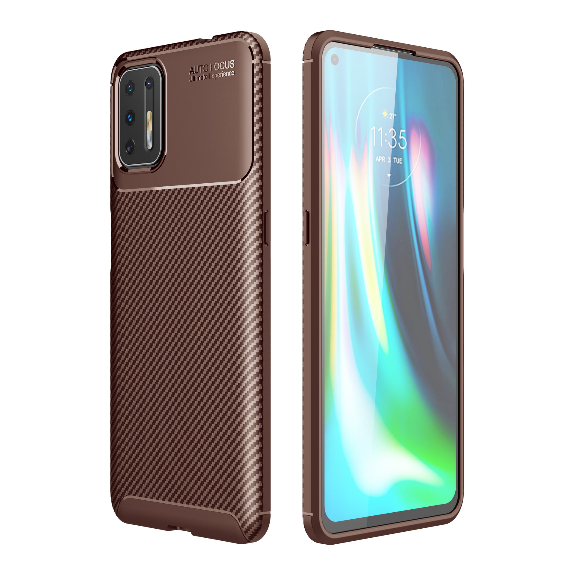 фото Чехол mypads для moto g9 plus / motorola moto g9 plus brown (154558)