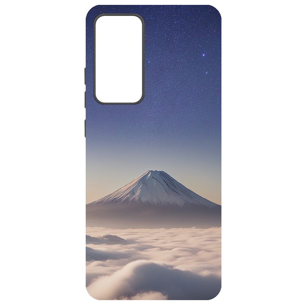 

Чехол-накладка Krutoff Soft Case Япония, Фудзияма для Xiaomi 12X черный