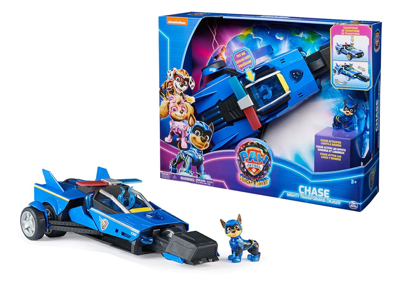 Игровой набор Paw Patrol Полицейская машина, свет, звук и фигурка Чейза 6067497