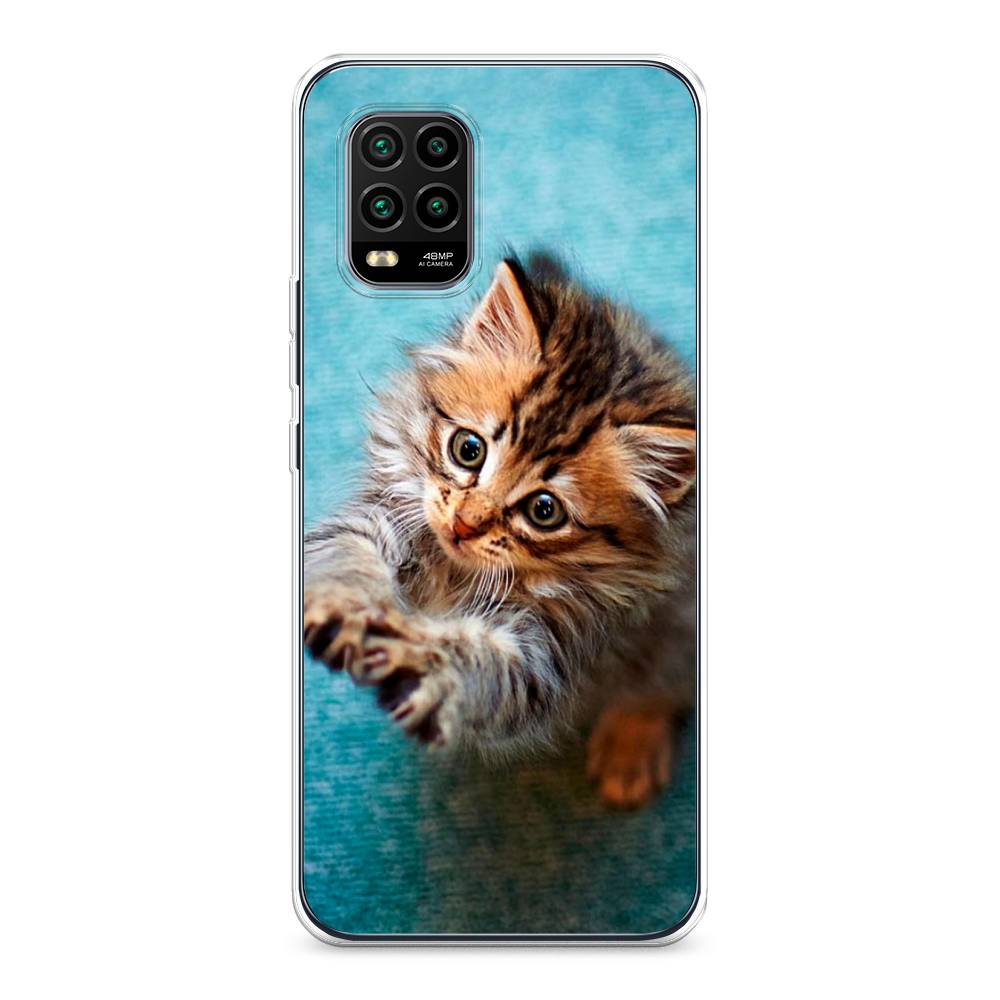 

Чехол Awog на Xiaomi Mi 10 Lite "Котенок просит есть", Разноцветный, 38550-2