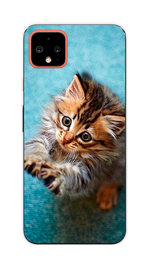 

Чехол Awog на Google Pixel 4 XL "Котенок просит есть", Разноцветный, 270550-2