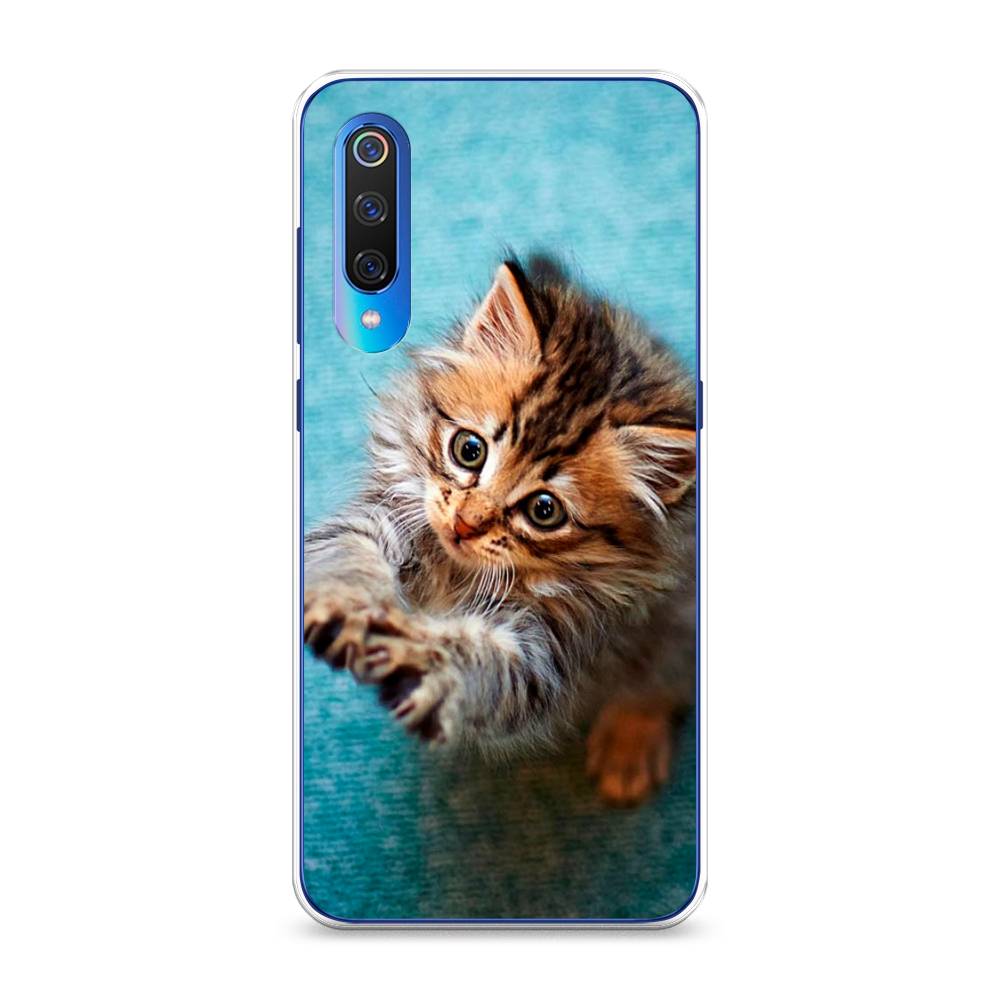 

Чехол Awog на Xiaomi Mi 9 "Котенок просит есть", Разноцветный, 34850-2