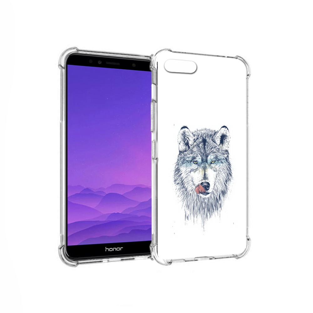 

Чехол MyPads Tocco для Honor 7A голодгый волк (PT111206.25.292), Прозрачный, Tocco