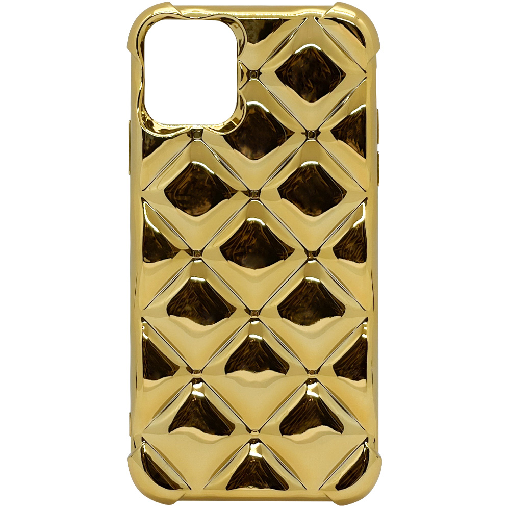 

Силиконовый чехол ромб iGrape Diamond для iPhone 13 (Золотой), Золотистый, diamond11