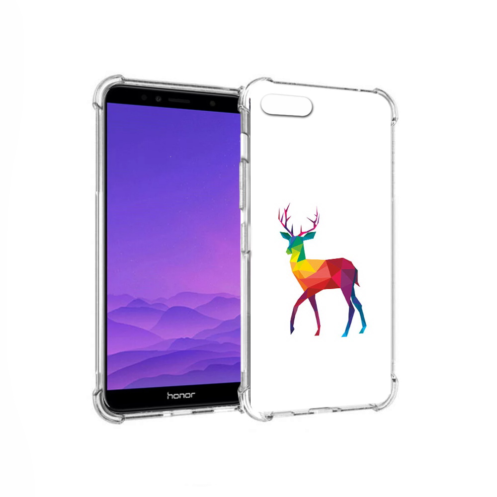

Чехол MyPads Tocco для Honor 7A геометрический олень (PT111206.25.286), Прозрачный, Tocco
