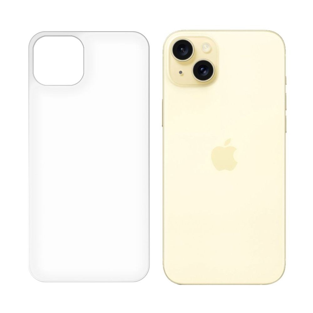 

Стекло защитное гибридное для iPhone 15 Plus задняя сторона