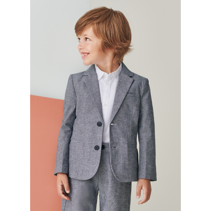 Пиджак детский Mayoral 3452, серый, 116 mayoral пиджак для мальчика 6445