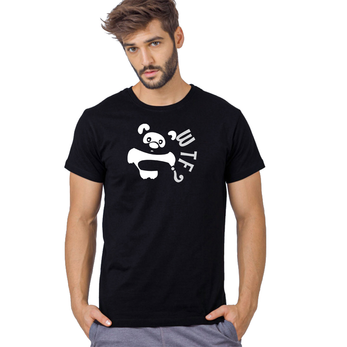 

Футболка унисекс CoolPodarok K0501320 черная 42 RU, Черный, K0501320