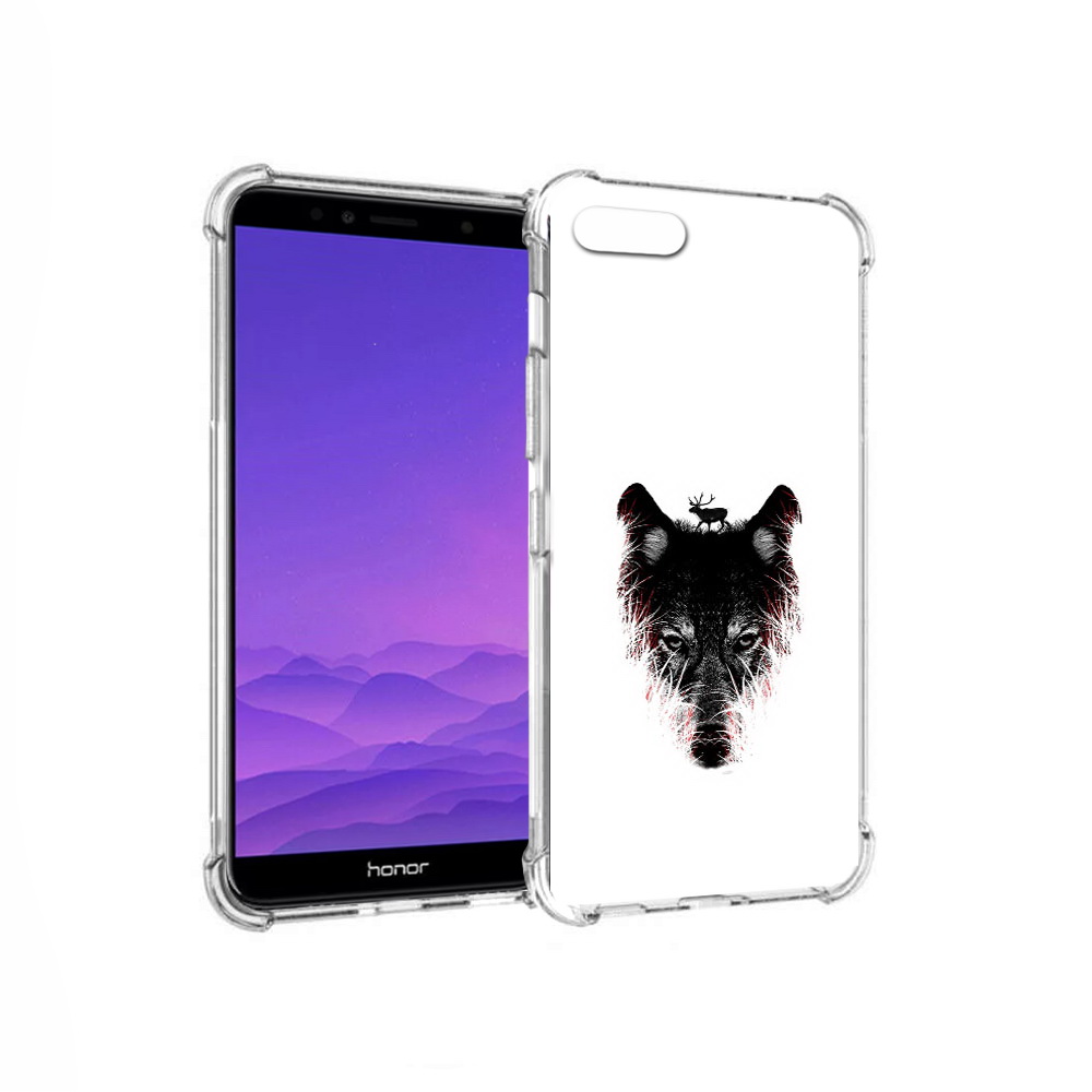 

Чехол MyPads Tocco для Honor 7A волк в траве (PT111206.25.267), Прозрачный, Tocco