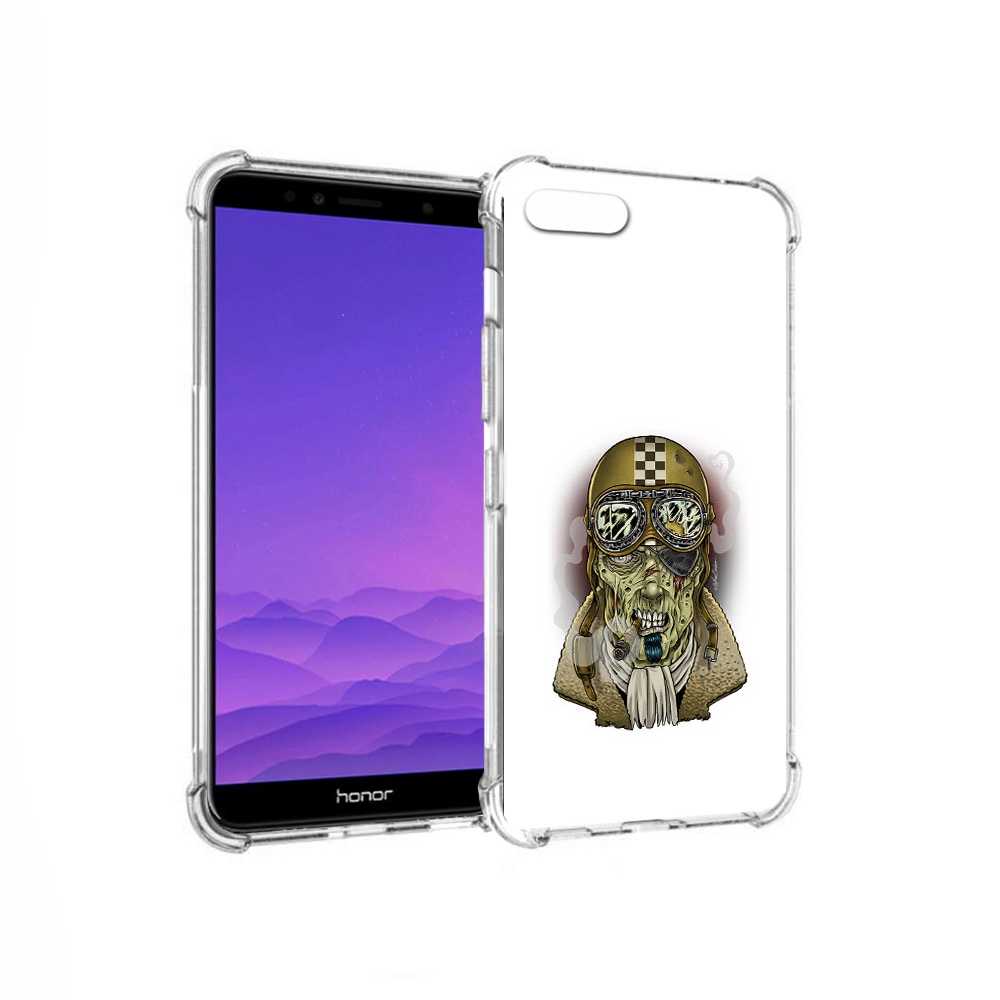 

Чехол MyPads Tocco для Honor 7A военный зомби (PT111206.25.264), Прозрачный, Tocco
