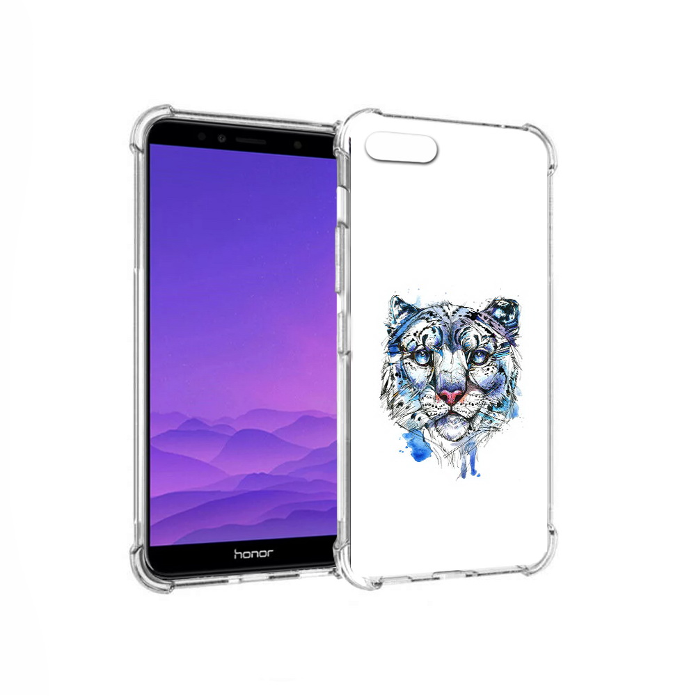 

Чехол MyPads Tocco для Honor 7A водяной тигр (PT111206.25.263), Прозрачный, Tocco