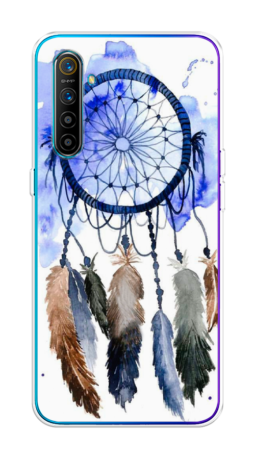 

Чехол на Realme XT "Ловец снов 1", Коричневый;синий, 251450-1