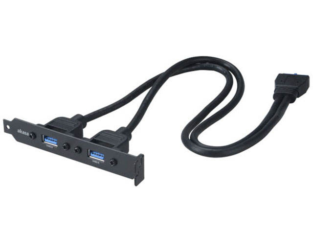 фото Контроллер akasa usb 3.0 ak-cbub17-40bk