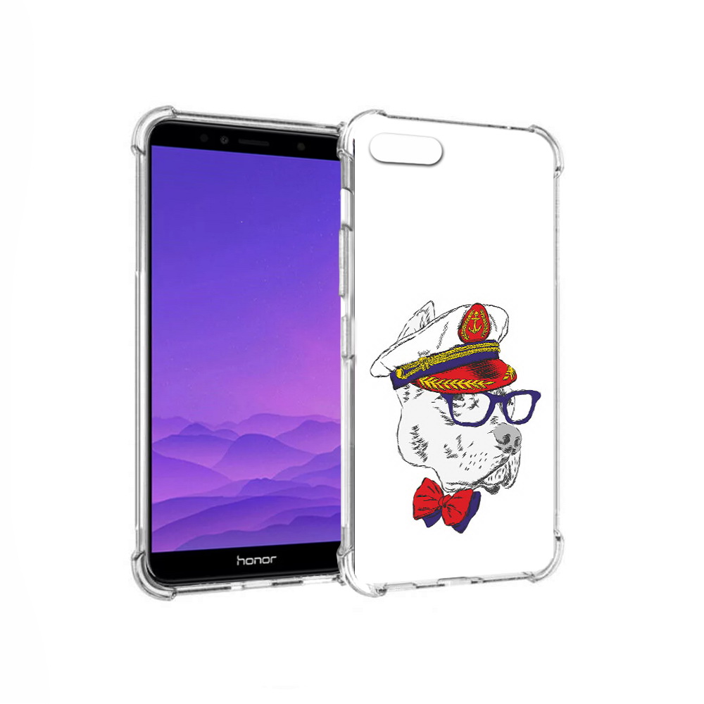 

Чехол MyPads Tocco для Honor 7A бульдог (PT111206.25.251), Прозрачный, Tocco