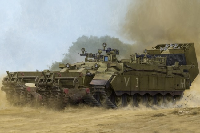 фото Сборная модель hobbyboss 1/35 idf puma aev 84546