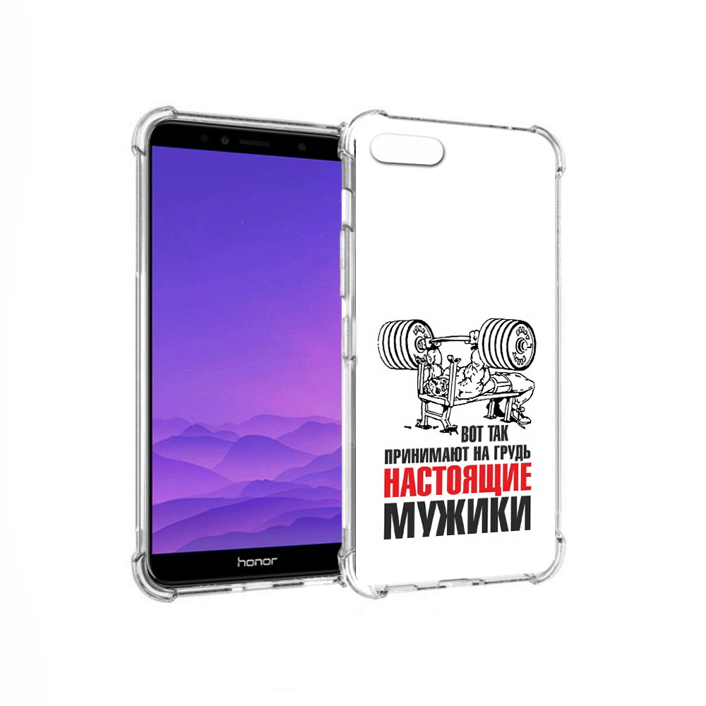 

Чехол MyPads Tocco для Honor 7A бодибилдинг для мужиков (PT111206.25.233), Прозрачный, Tocco