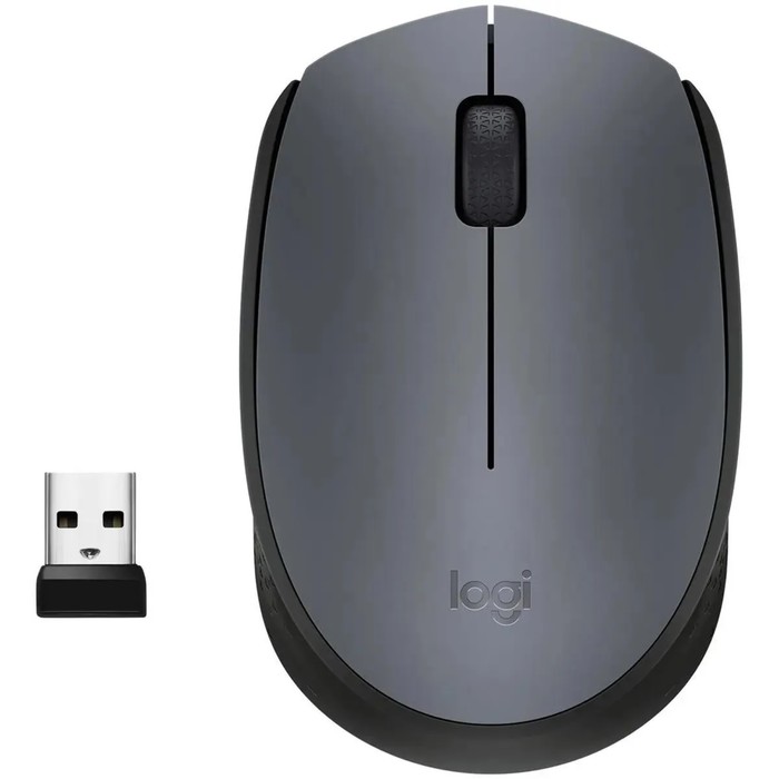 Беспроводная мышь Logitech M170 серый (10423161)