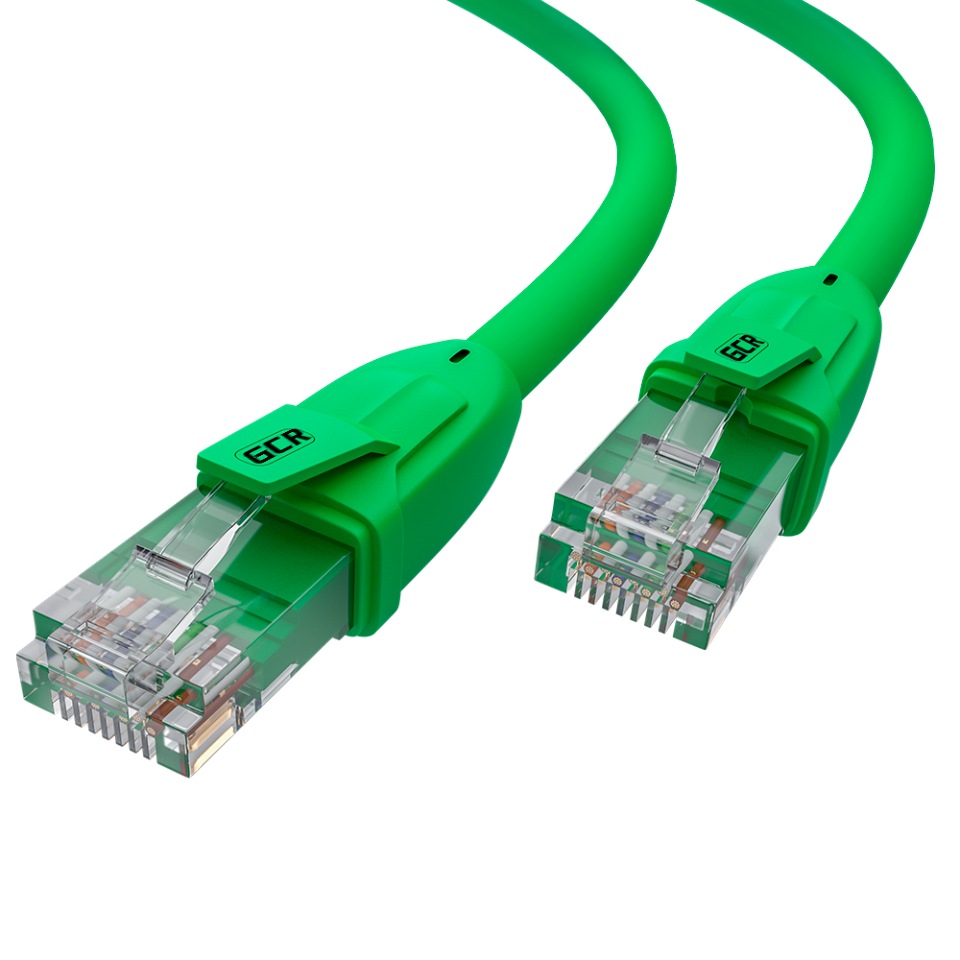 фото Патч-корд gcr utp cat.6 10 гбит/с rj45 lan компьютерный кабель для интернета 0,2м