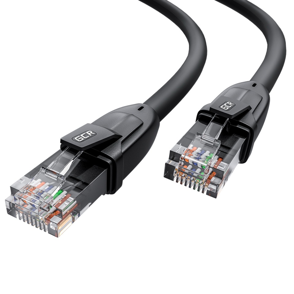 фото Патч-корд gcr utp cat.6 10 гбит/с rj45 lan компьютерный кабель для интернета 0,5м