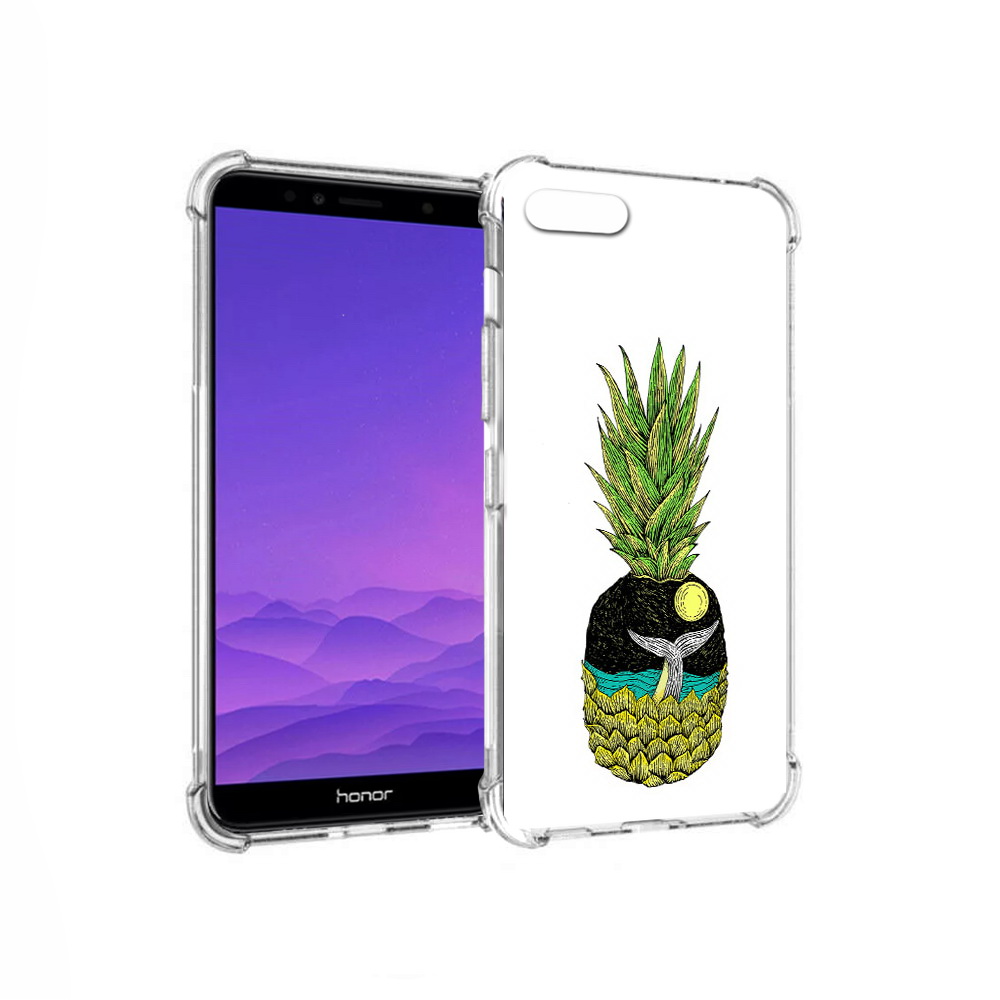 

Чехол MyPads Tocco для Honor 7A ананас с китом (PT111206.25.220), Прозрачный, Tocco