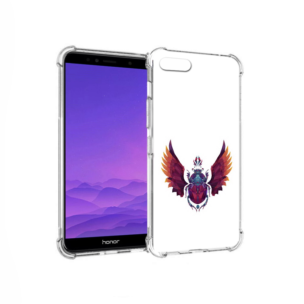 

Чехол MyPads Tocco для Honor 7A алмазный скоробей (PT111206.25.219), Прозрачный, Tocco