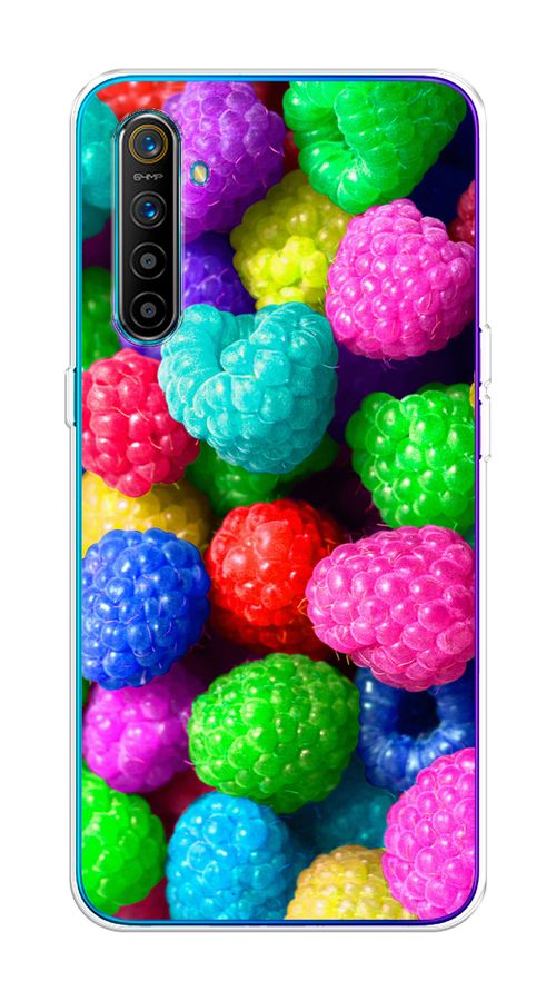 

Чехол на Realme XT "Леденцовая малина", Фиолетовый;розовый;зеленый, 251450-1