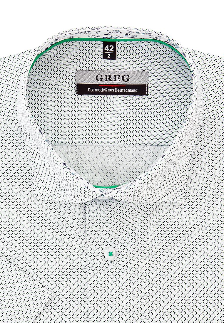

Рубашка мужская Greg 01-00002924 зеленая 39, Зеленый, 01-00002924