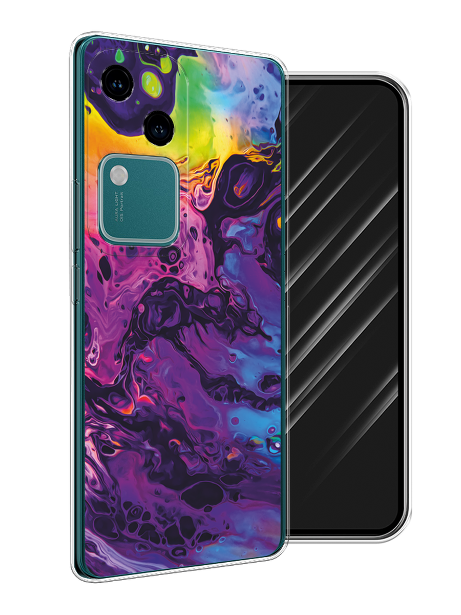 

Чехол Awog на Vivo V30/S18 "ACID fluid", Бордовый, 2610250-1
