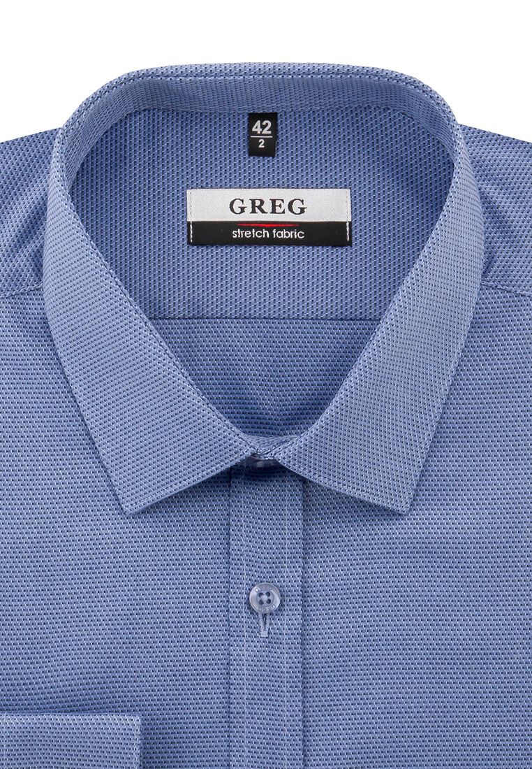 

Рубашка мужская Greg 01-00009934 серая 39, Серый, 01-00009934