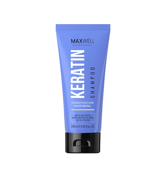 Шампунь увлажняющий Maxwell Keratin Shampoo 250 мл шампунь уход с кератином hair light keratin care shampoo 255817 lbt14044 250 мл