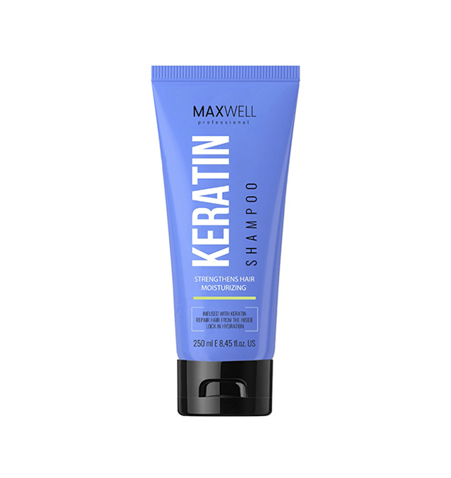 Шампунь увлажняющий Maxwell Keratin Shampoo 250 мл шампунь разглаживание и выпрямление day by day no frizz shampoo 480367 250 мл