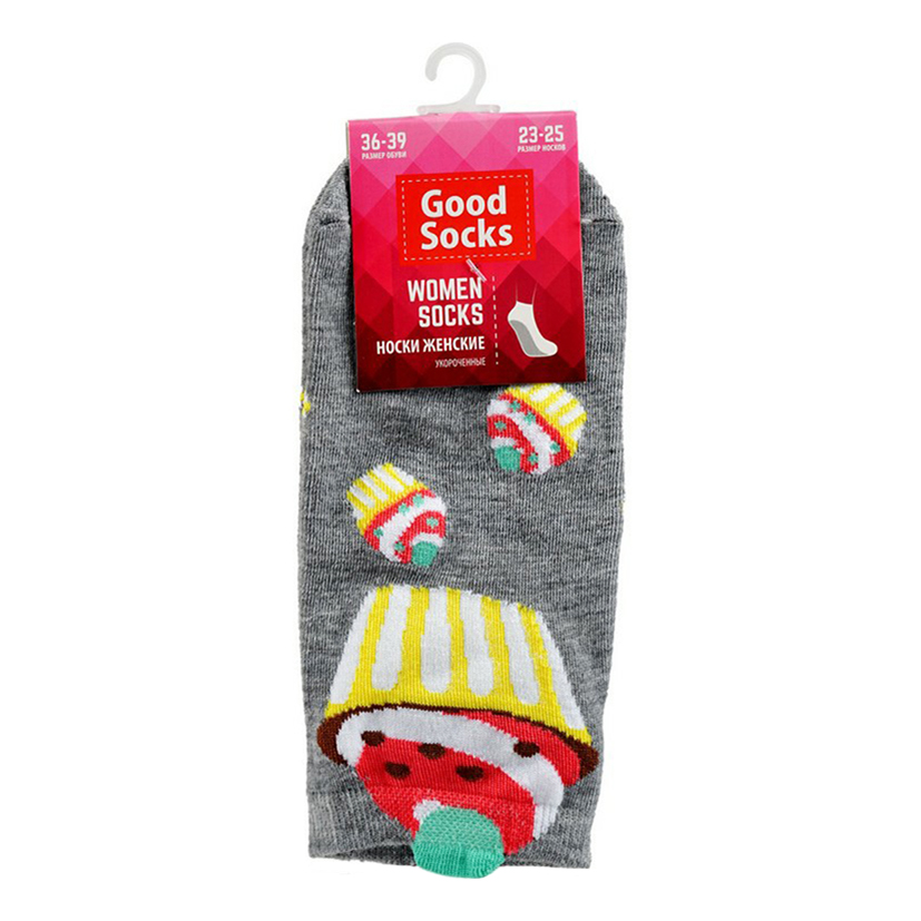 

Носки женские Good Socks серые 23-25, Серый