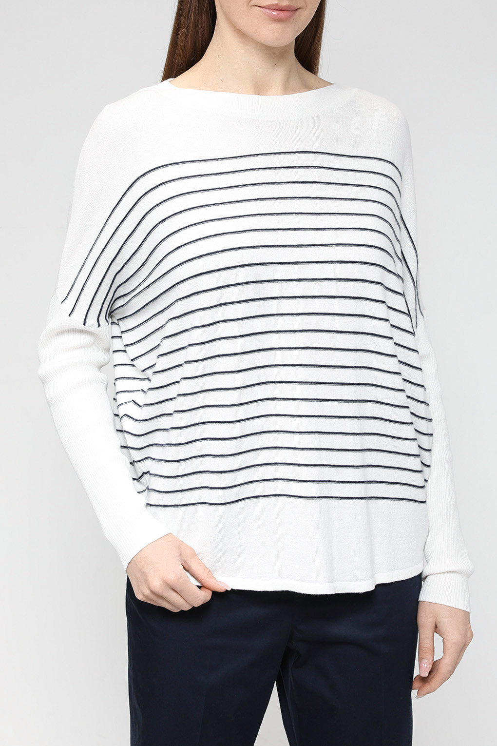 

Джемпер женский Esprit Casual 993EE1I306 белый L, 993EE1I306