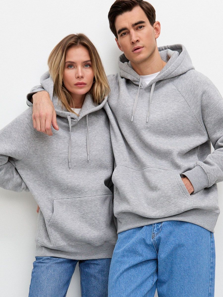 

Худи Marymary для женщин, цвет серый меланж, размер S, MM-AG-HOODIE