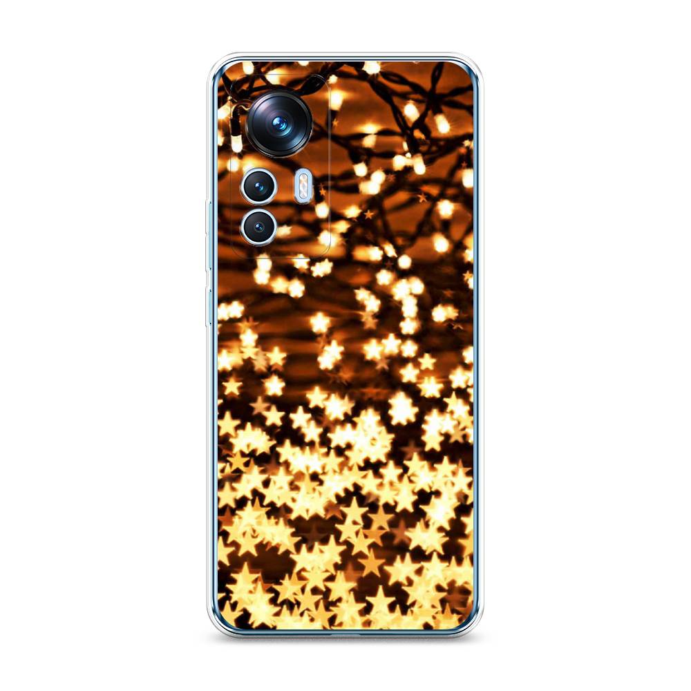 

Чехол на Xiaomi 12T "Новогодняя гирлянда", Золотистый, 316650-5