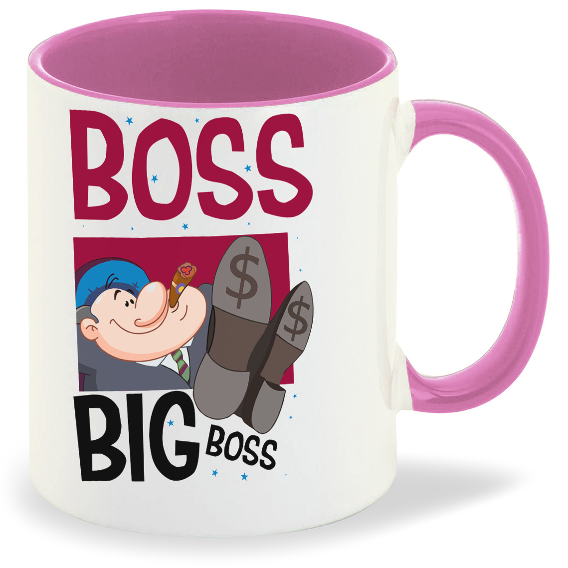 

Кружка CoolPodarok Прикол Босс биг босс Boss big boss, Прикол Босс биг босс Boss big boss
