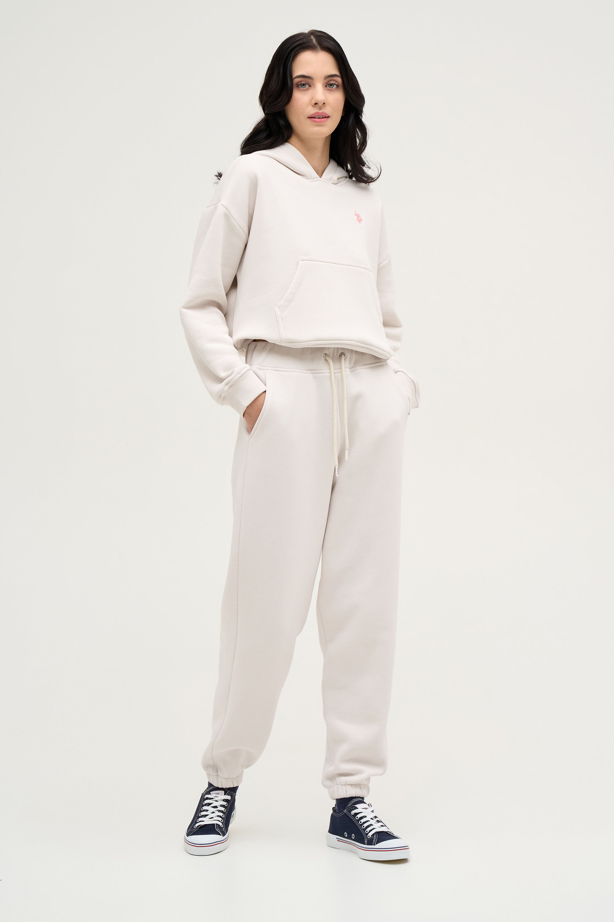 Спортивные брюки женские US Polo Assn G082SZ0OP0R-KURYA-SK023 белые XL