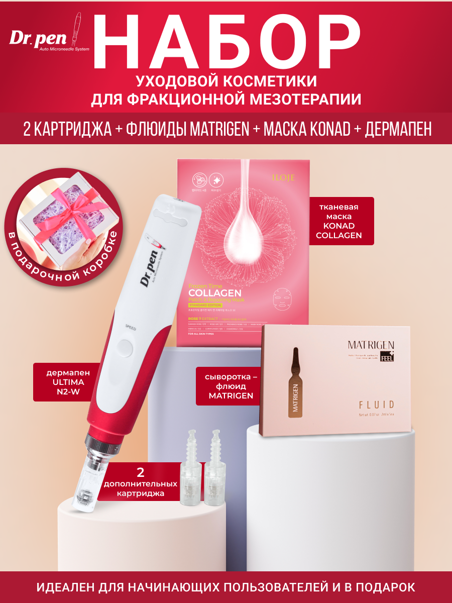 

Стартовый набор для Мезотерапии Dr.pen drN2-W/N019, Белый