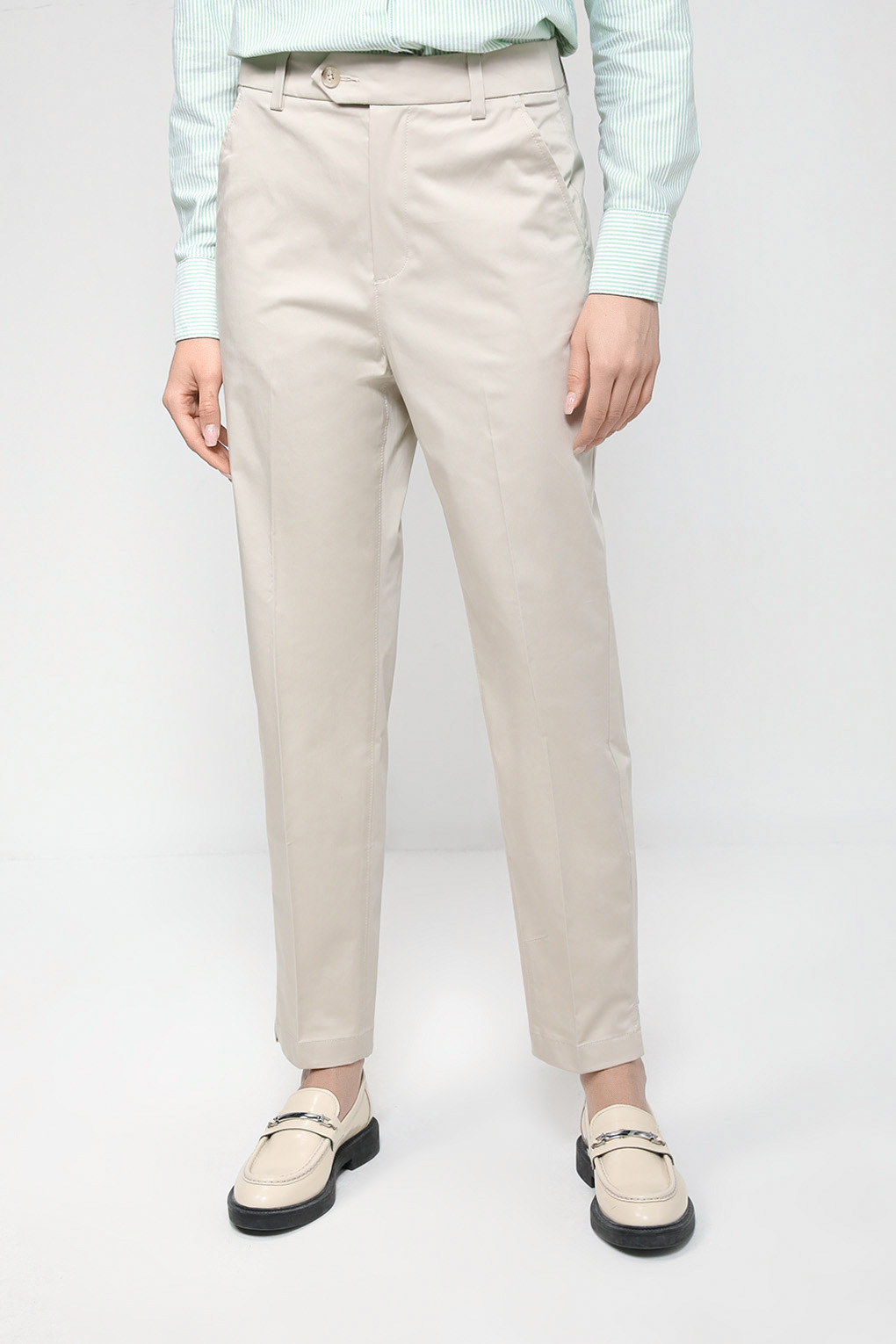 

Брюки женские Esprit Casual 993EE1B316 бежевые 36, Бежевый, 993EE1B316
