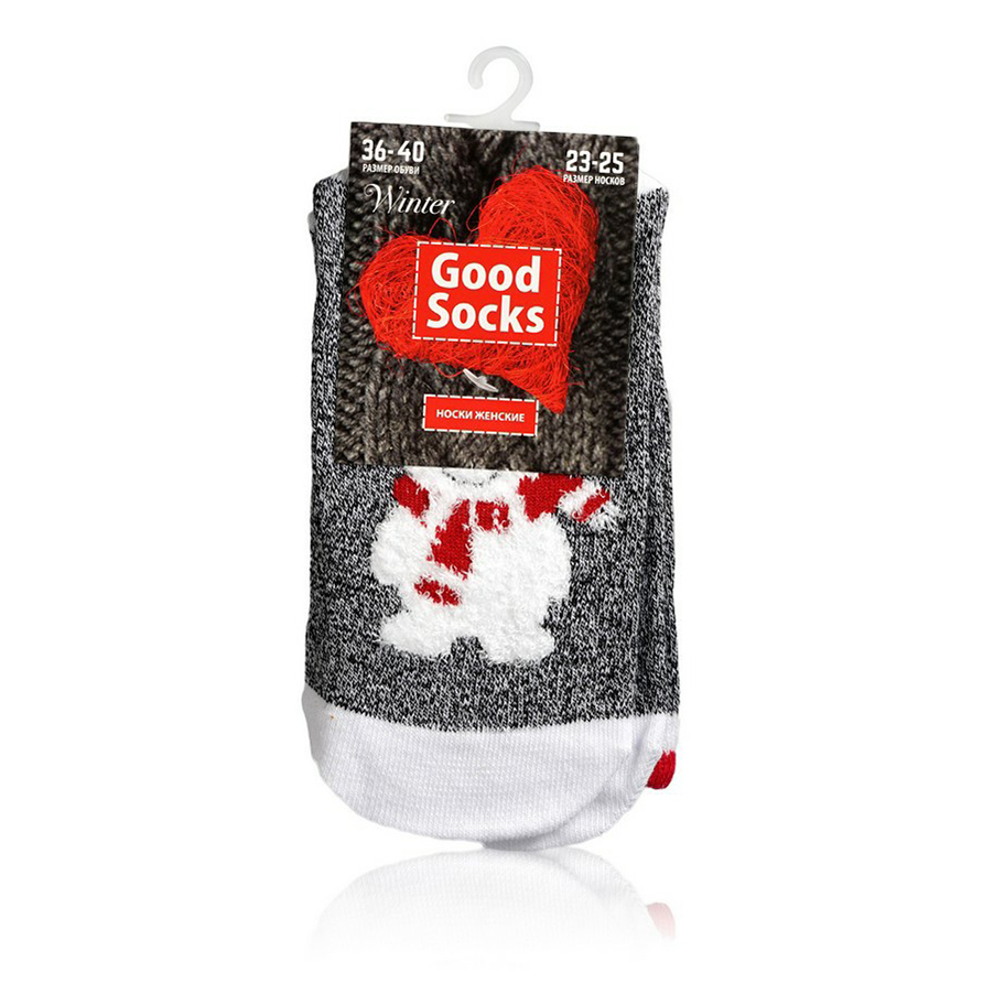 Носки женские Good Socks серые 23-25