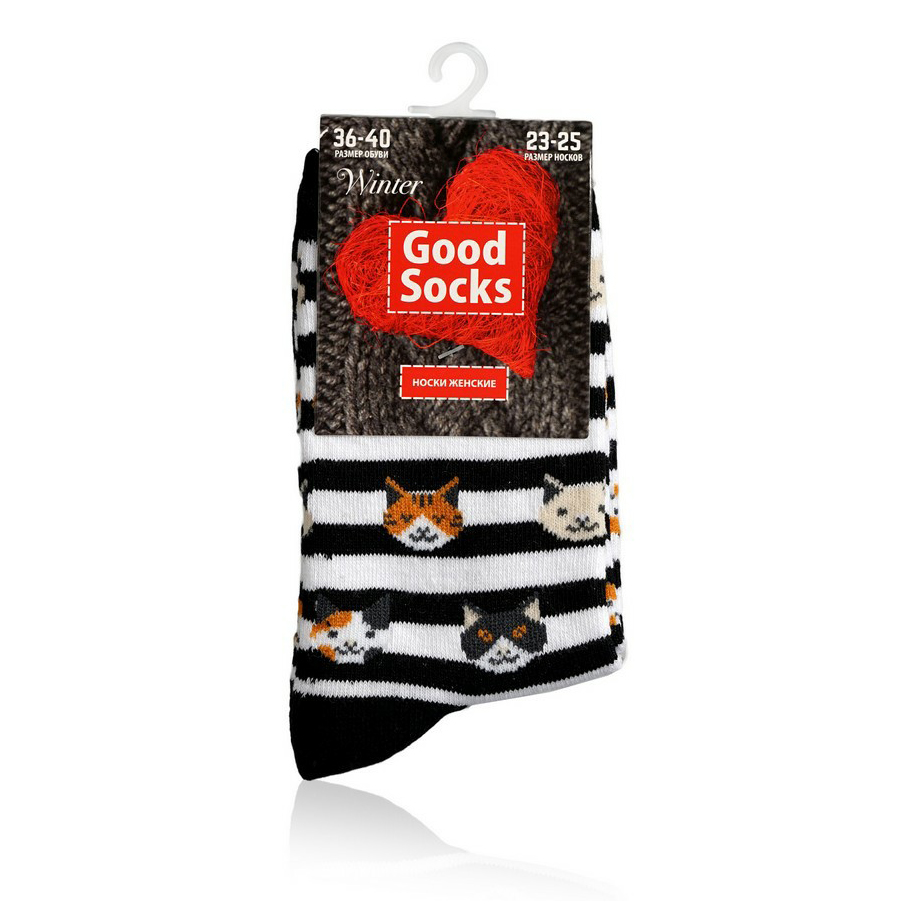 

Носки женские Good Socks разноцветные 23-25, Разноцветный