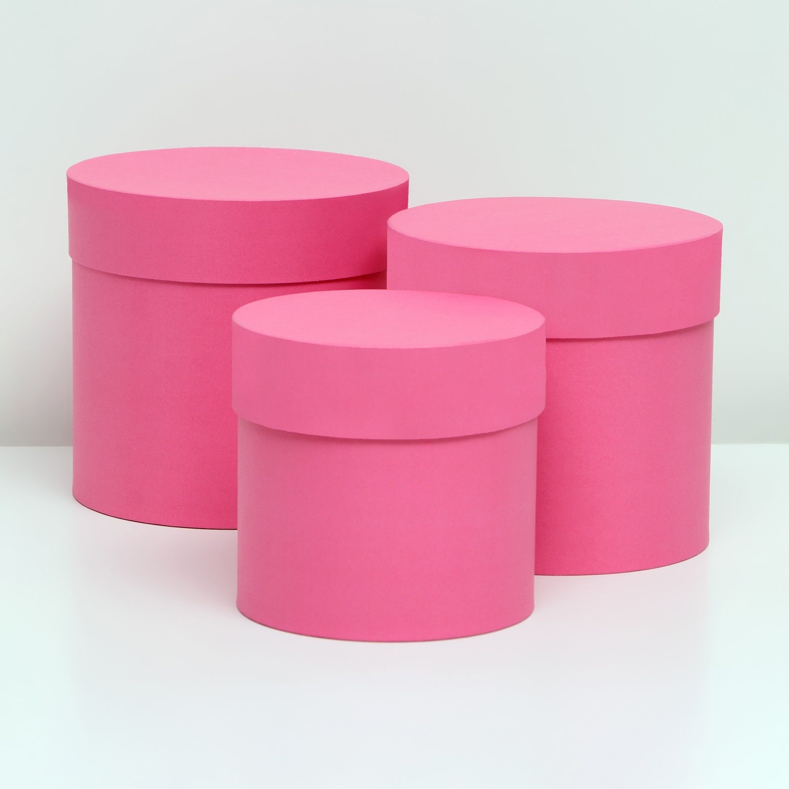 

Набор шляпных коробок UPAK LAND 3 в 1 Розовый, 17 x 17 x 16 - 15 x 15 x 14 см