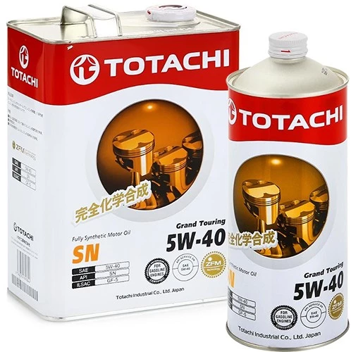 

Моторное масло Totachi Grand Touring Fully Synthetic SN/CF 5W40 акция 4+1=5л