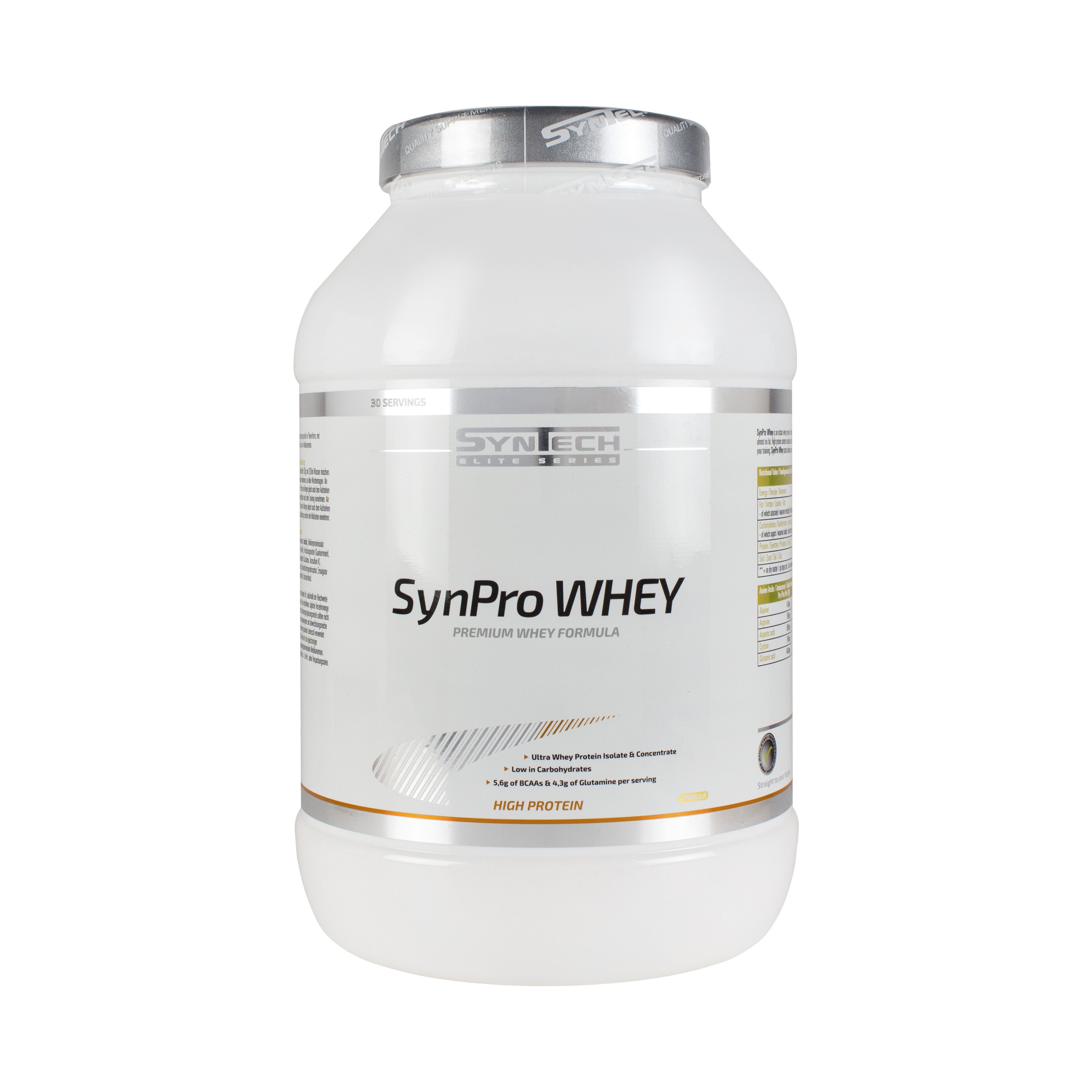 Изолят сывороточного протеина Syntech Nutrition SynPro Whey Клубника 900g