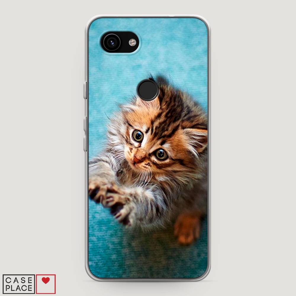 

Чехол Awog на Google Pixel 3a "Котенок просит есть", Разноцветный, 270150-2