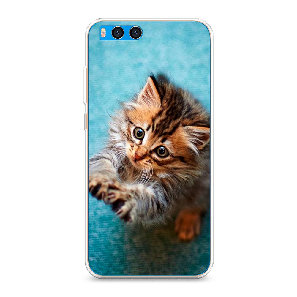 

Чехол Awog на Xiaomi Mi Note 3 "Котенок просит есть", Разноцветный, 32450-2
