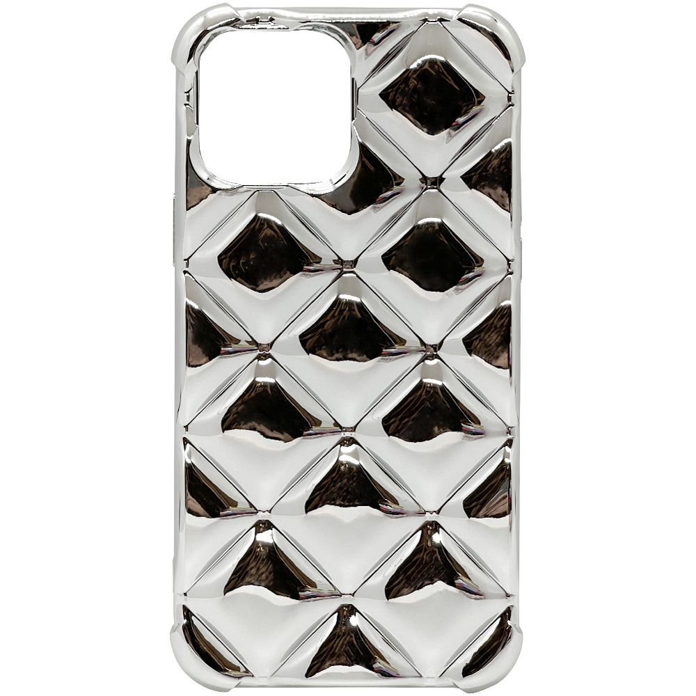 

Силиконовый чехол ромб iGrape Diamond для iPhone 13 Pro Max (Серебряный), Серый, diamond11