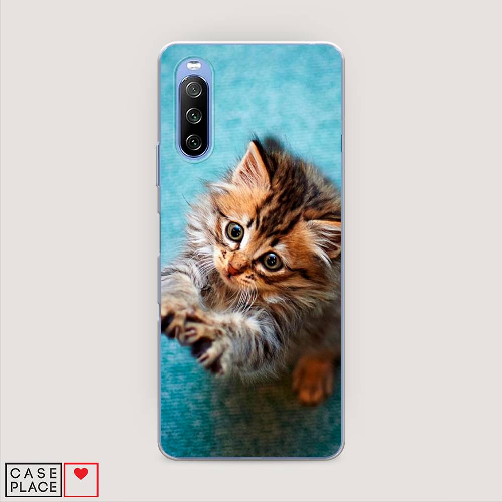 

Чехол Awog на Sony Xperia 10 III "Котенок просит есть", Разноцветный, 54950-2